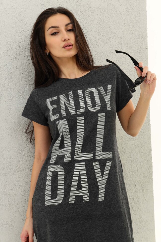 Платье женское 50558 графит