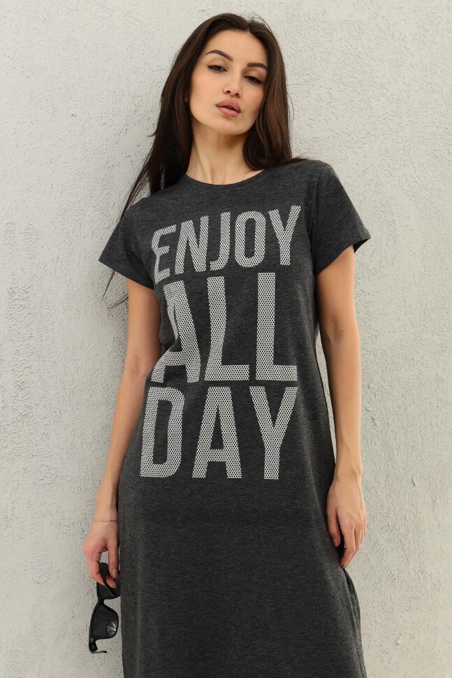 Платье женское 50558 графит