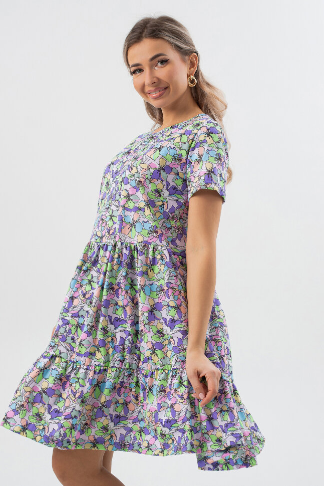 Платье женское П174 сиреневый