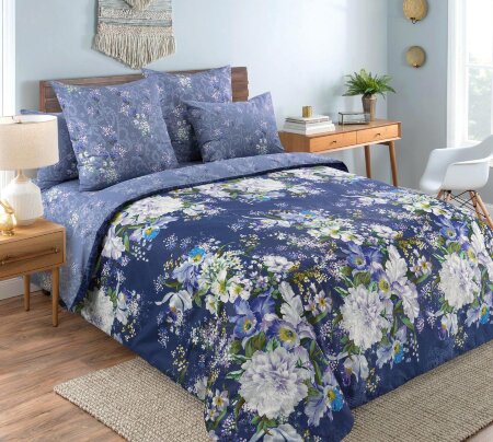 Белый стих постельное белье перкаль