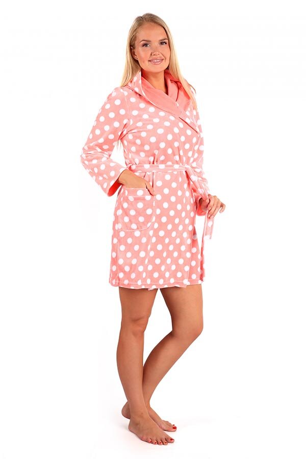 Халат Милка розовый В-32
