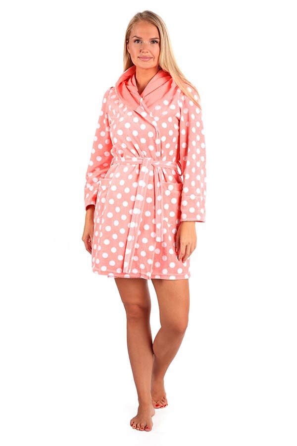 Халат Милка розовый В-32