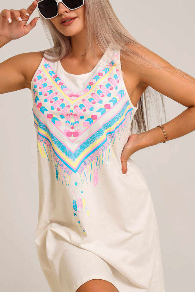 Платье женское 50550 молочный