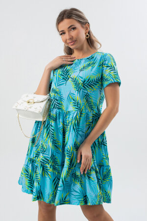 Платье женское П174 бирюзовый