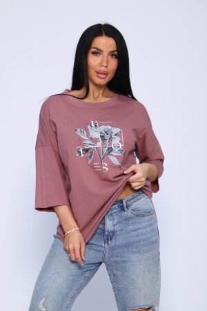 Женская туника 00005 лиловый