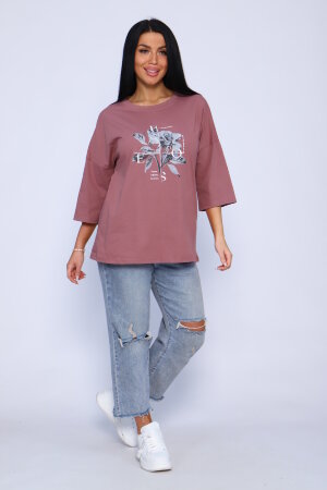 Женская туника 00005 лиловый