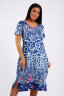 Платье женское ЕПЛ-1049 синий
