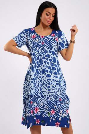 Платье женское ЕПЛ-1049 синий