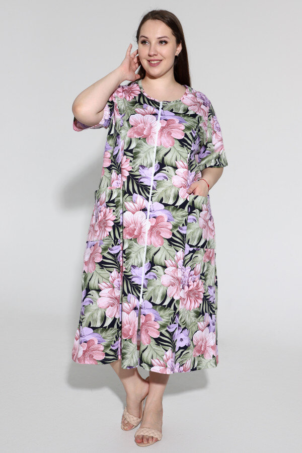 Халат Мята рукав - зеленый ХГ-37-14