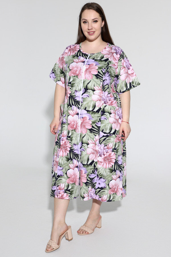 Халат Мята рукав - зеленый ХГ-37-14