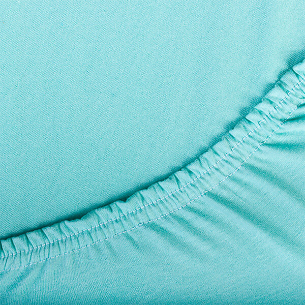 Простыня на резинке Ментол традиция, трикотаж