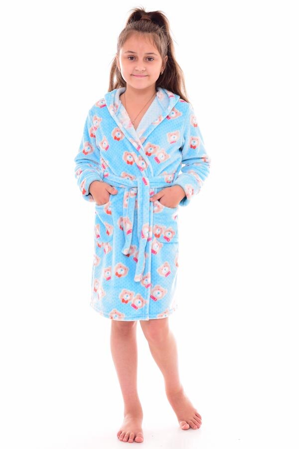 Халат детский 7-219г (бирюза)