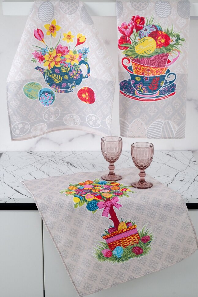 Полотенце кухонное Пасхальное дерево