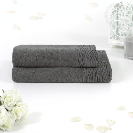 Полотенце Модерн графит, 420 г/м2