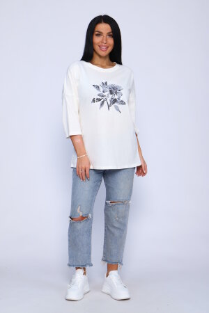 Женская туника 00005 молочный