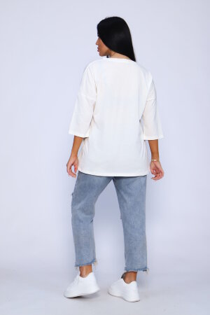 Женская туника 00005 молочный