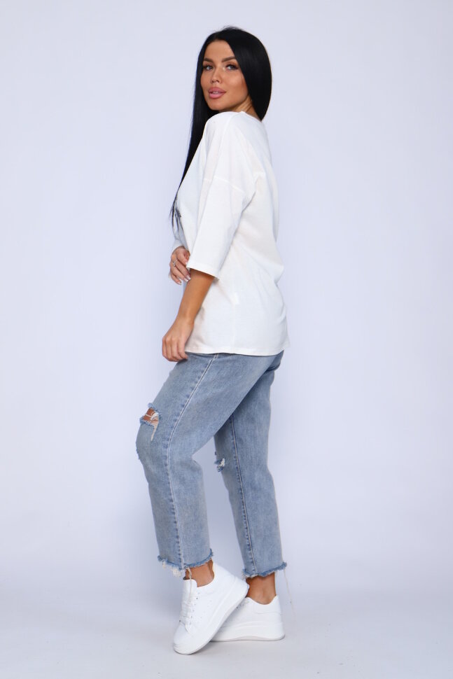 Женская туника 00005 молочный