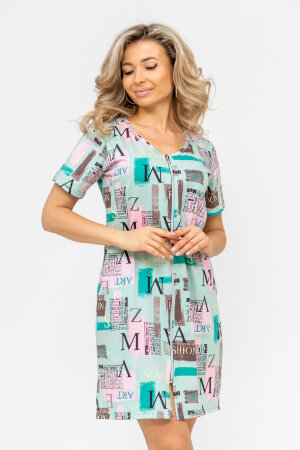 Халат Женский 36733 зеленый