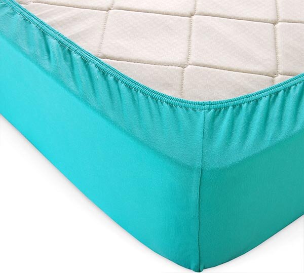 Простыня на резинке Ментол, трикотаж