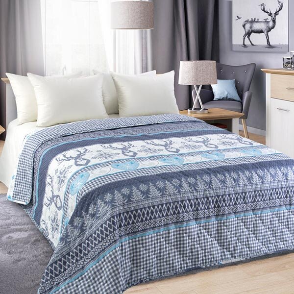 Покрывало стеганое Лапландия 3, перкаль