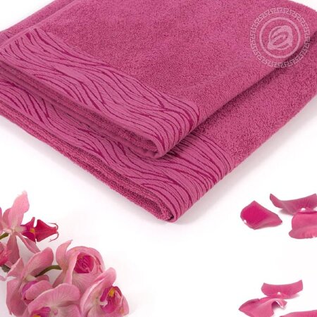 Полотенце Модерн малиновый, 420 г/м2