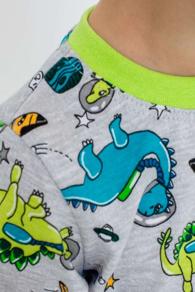 Пижама с брюками для девочки Эльф серый