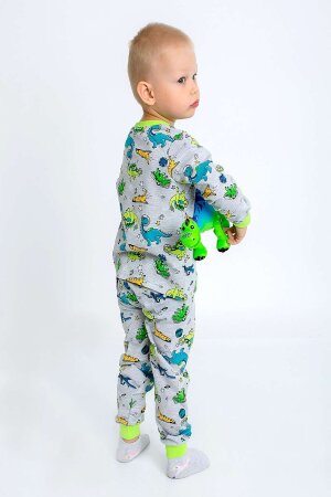 Пижама с брюками для девочки Эльф серый