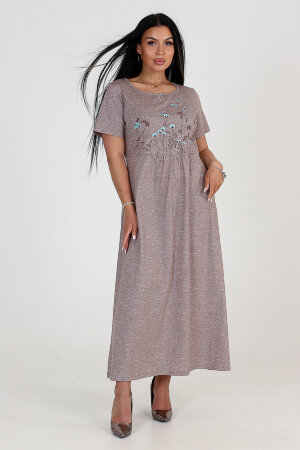 Платье женское 24761 коричневый