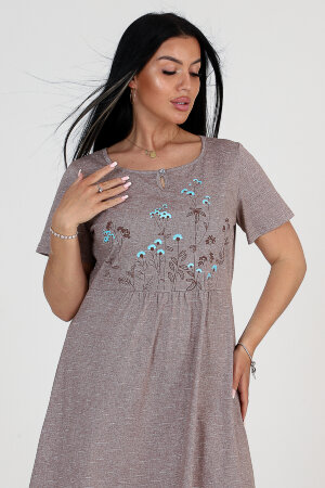 Платье женское 24761 коричневый