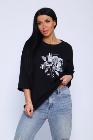 Женская туника 00005 черный