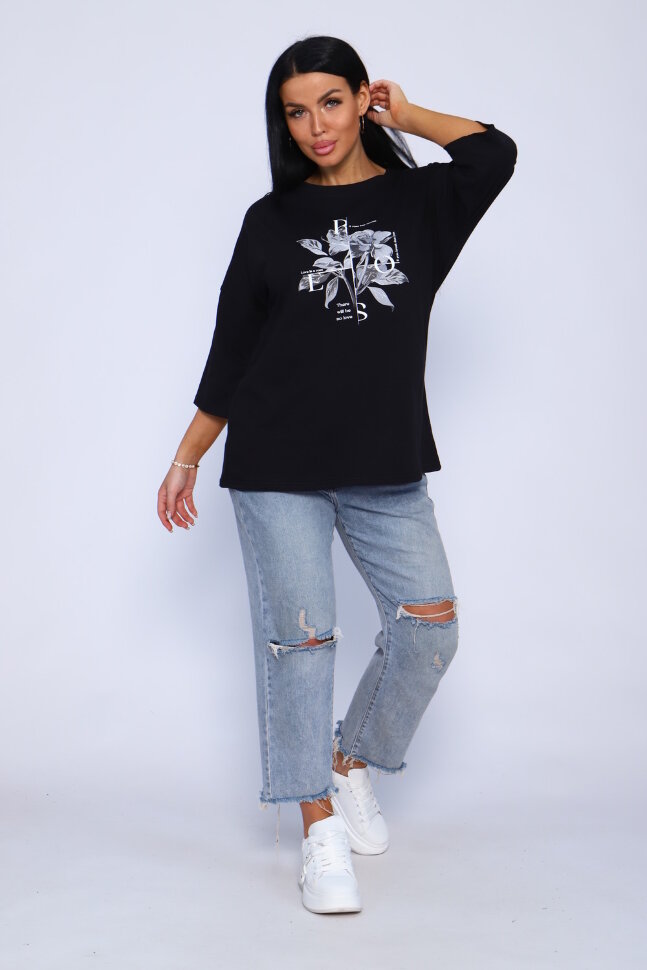 Женская туника 00005 черный