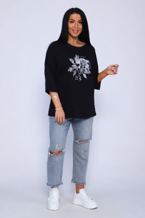 Женская туника 00005 черный