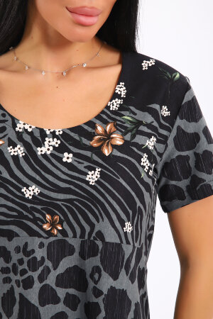 Платье женское ЕПЛ-1049 антрацит