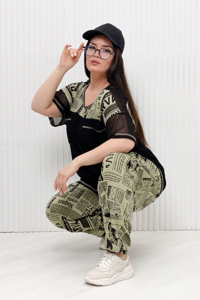 Женский костюм с брюками 9245