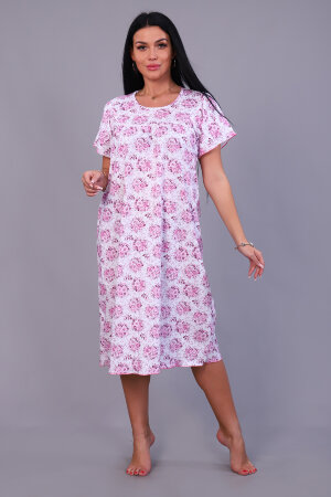 Женская ночная сорочка 78506 брусника