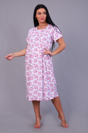 Женская ночная сорочка 78506 брусника