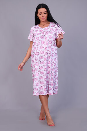 Женская ночная сорочка 78506 брусника